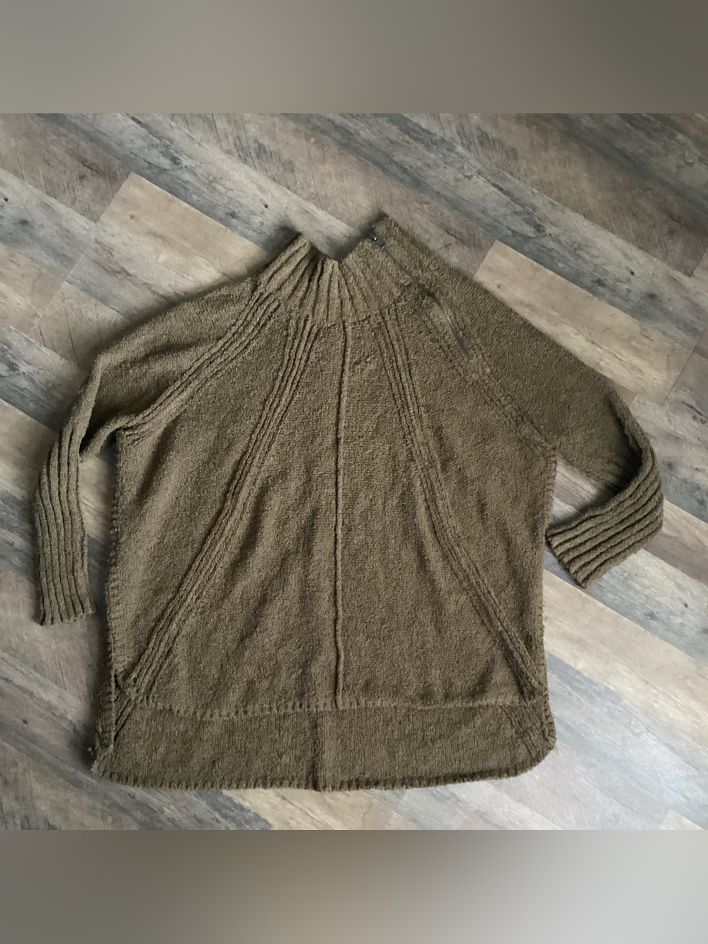 Free People Cozy Women's Olive Knit Sweater